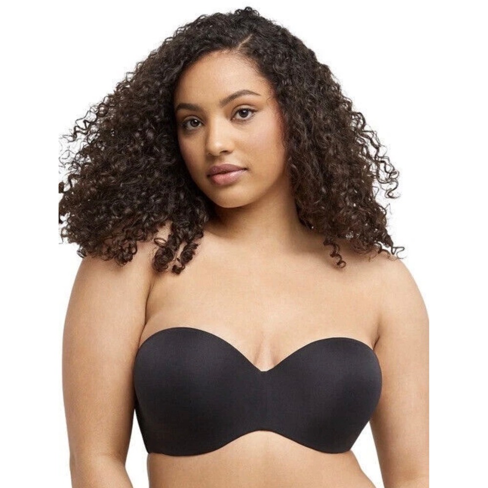 Maidenform Comfort Devotion Strapless Convertible Underwire Bra Black 36C B005
